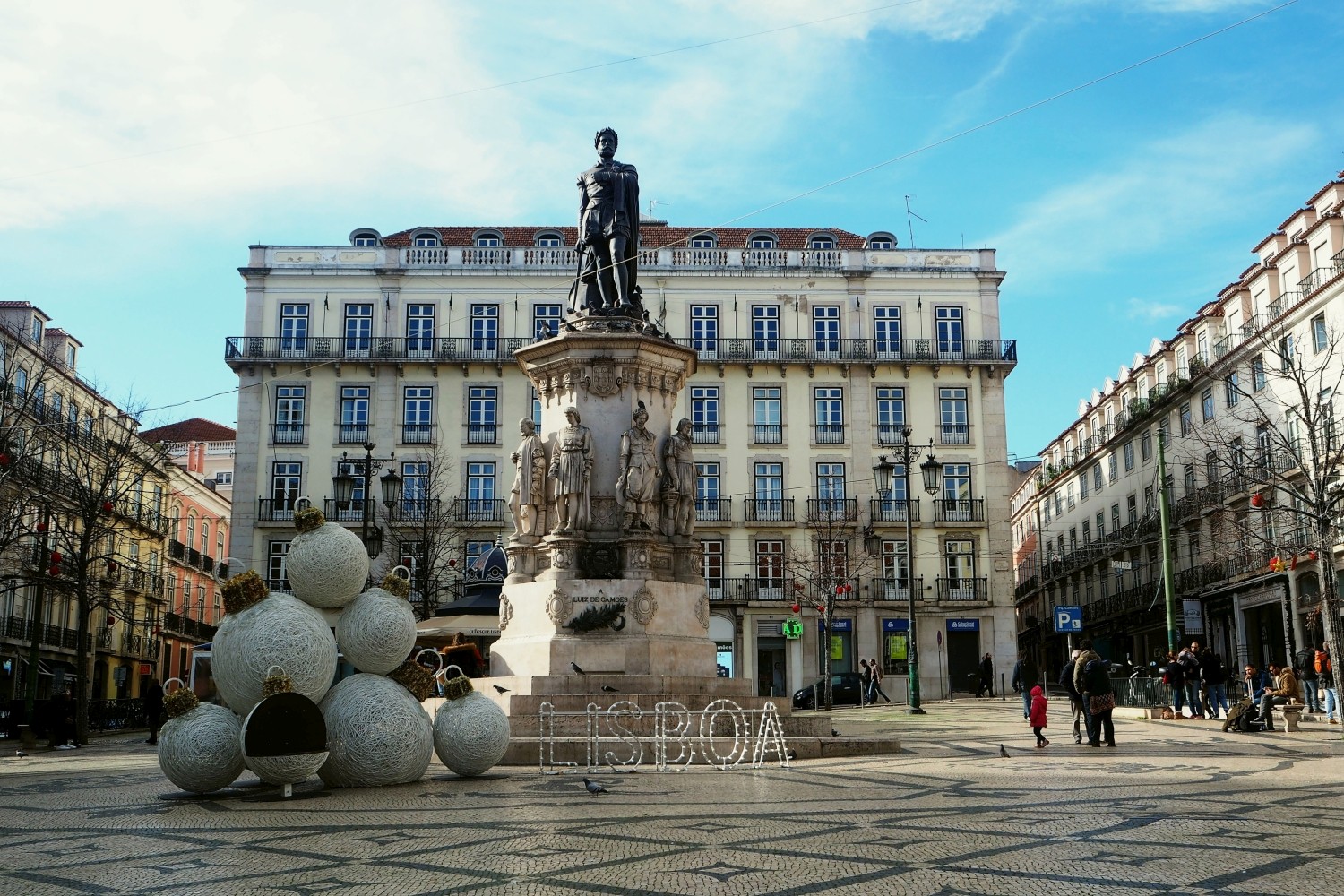 2 dias em Lisboa - Praça Luís de Camões