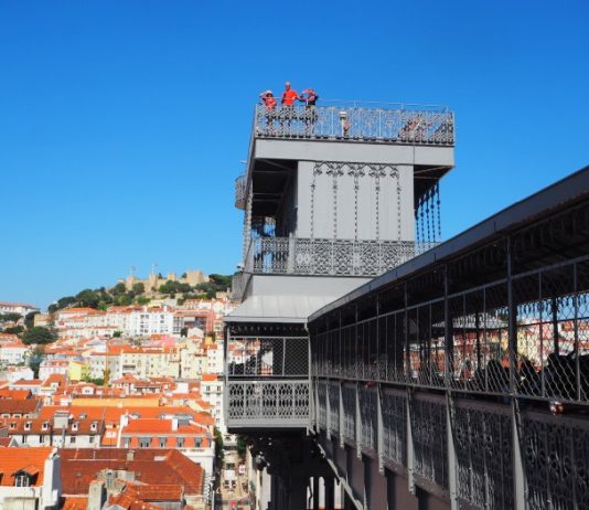 Elevador de Santa Justa em Lisboa
