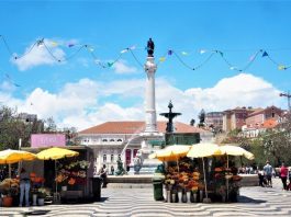 Floristas do Rossio Lisboa