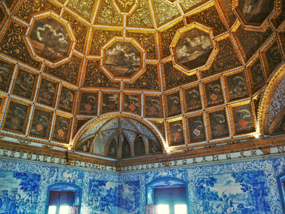 Sala dos Brasões, no Palácio Nacional de Sintra. 