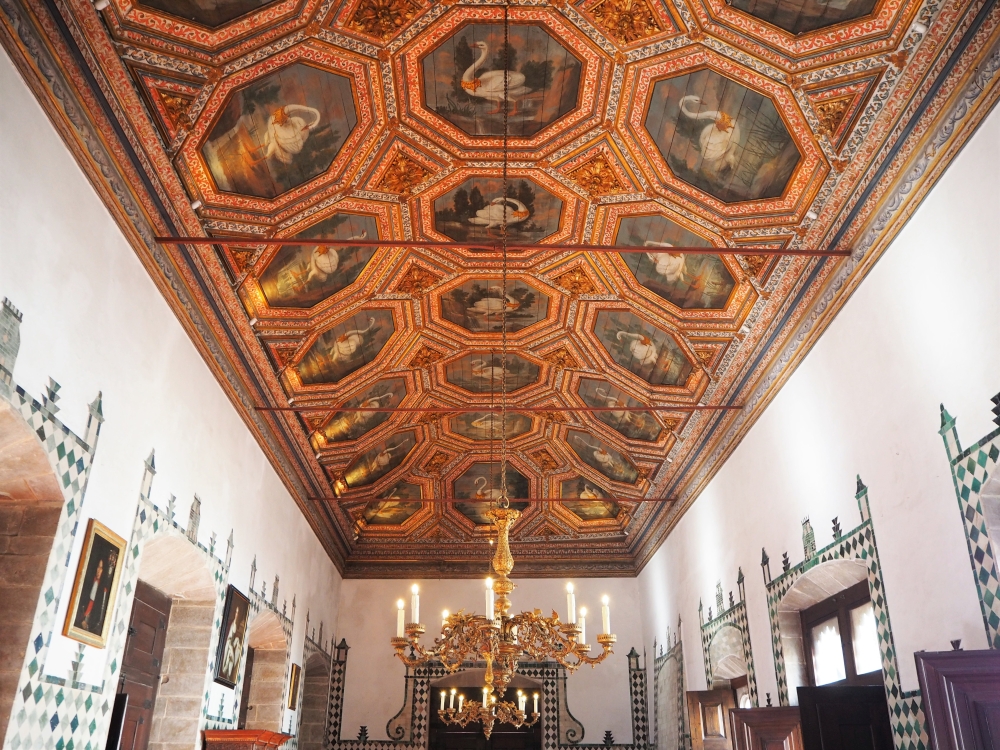 Sala dos Cisnes no Palácio de Sintra
